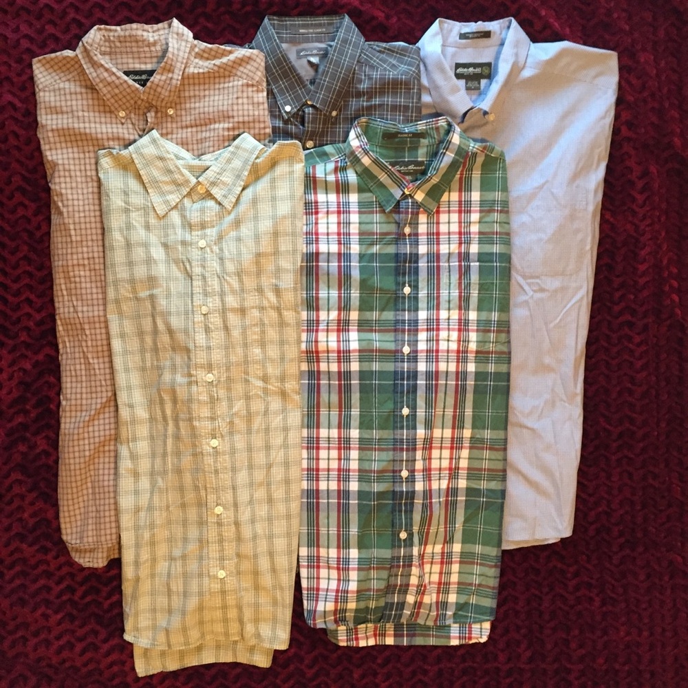 Reseller Mystery Box Lot of 5 Eddie Bauer shirts
